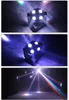 LED RGBW 4IN1 Laser Beam Strobe Move Head Light Stage Lasers Projetor DJ Disco Ball Baile Festa de Natal Bar Club Interior