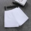 Nuevos pantalones cortos de moda de verano para mujer, faldas, traje informal de cintura alta, pantalones cortos negros y blancos para mujer, pantalones cortos para mujer 210419