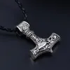 Кулон ожерелья старинные резные молотки для женщин мужчины классические ретро геометрические края мода еврейские подарки