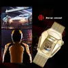 Polshorloges racen concept horloge prachtige dunne riem coole jongen polswatch persoonlijkheid pointer quartz klok top relogio 262h