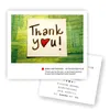 Carta patinata personalizzata Grazie Carte regalo a colori stampate 350 gsm Biglietto di auguri colorato per il servizio clienti con codice QR