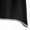 Schwarzer asymmetrischer Minirock für Frauen mit hoher Taille, Patchwork-Diamantröcke, weibliche Sommermode, Kleidung 210521