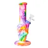 8,0 "Tuyaux d'eau en silicone Skull Bongs Dab Oil Rigs Narguilés accessoire de fumer pour la vente en gros