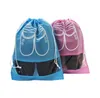 Сумки для хранения обуви Сумки для хранения пылезащитные сумки для обуви Домашняя Утолщенная сумка для хранения неплетенной пыли Сумка Drawstring Pocket 5 Цвета ZZE13147