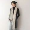Scarves Linen Scarf For Women Color Gradient Print Light Long Head With Tassel Lady Fashion Shawl Wraps Luxury High QualityScarves Shel