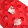 أدوات كعكة المطبخ لوكباري ، بار تناول الطعام المنزل Garden3d Diamonds Gem Cool Ice Cube Chocolate Soap Tray Mould Sile fodant mods1 تسليم التسليم