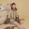 Harajuku esthétique ours anime sweat à capuche femmes coréen kawaii col rond manches longues surdimensionné streetwear kpop Y2K vêtements d'hiver hauts 220215