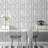 Modern Stripe Peel and Stick Wallpaper Herringbone Black White Self Adhesive Contact Paper For Kidroom Bedroom Home Decor68287728575612