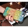 Étuis de téléphone en diamant pour iPhone 12 Pro Max 11 X Xs Xr 7/8 Plus Gradient Bling Glitter Couverture arrière de protection