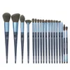 18pcs Professional Makeup Brushes Set Moire Nylon Hair Foundation Concealer Eyeshadow Blush Cosmetic Make Up Brush