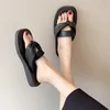 Infradito casual Scarpe da donna Pantofole moda Fascino punta aperta piatta Set sandali da spiaggia per le vacanze Y142