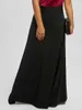 스커트 여름 패션 캐주얼 멀티 플러스 크기 높은 허리 길이 슬림 맞는 스커트 솔리드 컬러 여성 스커트 210721