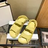 with box 2021 Super sandals luxurys men's women's sandal designers summer slipper flat bottom 35-40 0101 d1D2#