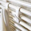5pcs multifunktionsplast badrum krok högkvalitativ radiator krok vit / transparent handduk unbrella kläder rack dekor