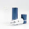 Perfume Bottle Flat Head Cylinder Perfumes Empty Spray Tube Party Supplies Aluminum Travel Bottling 10ML