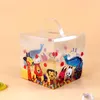 Stobag 10st Plastic Full Transparent Portable 2/4/6 tum Cake Packaging Box Mousse Cheese Small Point Box Födelsedag Baby Show 210602