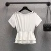 Womens Tops and Blouses Chiffon Linen Blouse Button Solid Stand Collar Ladies Lace Tops Women Shirts Blusas Feminine 210604