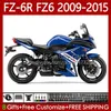 Body Kit für Yamaha FZ6N FZ6 FZ 6R 6N 6 R N 600 09-15 Körperarbeit 103NO.53 FZ-6R FZ600 FZ6R 09 10 11 12 13 14 15 Stock BLUE FZ-6N 2009 2011 2012 2012 2013 2014 2015 OEM-Verkleidung