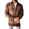 Men Oversized Plaid Shirt Man Hip Hop Patchwork Button Up Long Sleeve Couple Korean Harajuku Clothing