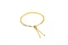 Bracelet de tennis en or 14 carats, bracelet cz réglable, bracelets en diamant de tennis, 2mm m