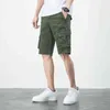 GlacialWhale Mens Cargo Shorts Men Summer Side Pockets Hip Hop Japanese Streetwear Male Multi-pocket Blue Pants Shorts For Men H1210