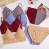 Sem costura mulheres sutiã mexy set bralette conjuntos fitness colheita top underwear lingerie lingerie acolchoado intimates bras terno menina siz