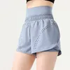 L119 Womens Yoga Shorts Pounts جيب سريع الجار الرياضة الرياضة الزي عالي الجودة الفساتين الصيفية مرنة الخصر