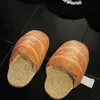 Женские новинки хлеб лоферы Slippers Special Funny One Size Meeing Mearing Shoes
