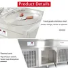 Shiping à la porte GRATUIT Bar à manger Kolice Commercial Kitchen Equipment etl CE Double Pans avec 10 petites collations de congélateur Food Ice Ice Crème roulée Machine