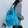 デザイナーかわいい防水性オックスフォード女性バックパック女性ソリッドカラートラベルバッグティーンエイジガールズブック用シンプルな学校バッグ