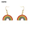 Dynda żyrandol Progress Pride Earrings Gay Rainbow Jewelry Dla Kobiet Mężczyzn Miłośników Prezent