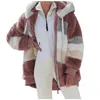 VIP Female Autumn Winter Coat Women Overcoat Plush Jacket 211014