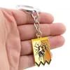 Keychains 2021 Anime Fire Emblem Keychain Lion Deer Metal Pendant Keyrings Key Chains Souvenirs Figure Gifts Men Women