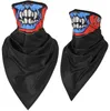 3D Skull head Mask scarves Triangular bandage headwraps Outdoor Cycling Magic Scarf Neck Tube dustproof anti UV masks