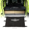 Filet de sac de rangement de couverture de rideau de coffre arrière de voiture noire pour Suzuki Jimny JB74 19 + ailes cinq étoiles