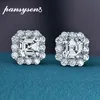 asscher cut earrings