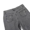 Täta elastiska jeans kvinnors fötter byxor nio byxor bekymrad höst vinter vintage höga midja denim byxor kvinnor grå 210715