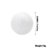 43 MM Golf Ball White Acrylic Smoking Herb Grinders 1.7 Inch Mini Plastic Smoke Grinder Tobacco Accessories Factory Wholesale