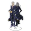 Anime Jojos Bizarre Przygoda Akrylowa postać stojąca karta Higashikata Josuke Brelok Model Plate Decor Decor Stojący znak G1019