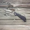 EVIL EYES Custom Klappmesser SMF #55 Blau Schöner Titangriff 100 % hohe Härte M390 Klinge Starke Outdoor-Ausrüstung Taktisches Werkzeug Camping EDC Jagdmesser