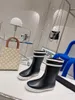 Luxurys Designers Women Rain Boots England Style Waterd Herichte Welly Rubber Water Rains Shoes schoenen Ankle Boot Booties Maat 35407701024