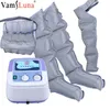 Luchtcompressie Massager Handheld Controller Bloedcirculatie Pomp Wrap Set voor Dubbele Arm Leg Cuff Taille Relax Massage