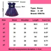 VIKITA Summer Girls Dress Butterfly Embroidery Kids Flare Sleeve Dresses Girls Princess Tutu Dress Children Casual Vestidos G1215