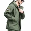 Herengeul Lagen 2021 Kleding Autumn Militaire camouflage Fleece Jacket Army Tactical Multicam Male Wind Breakers