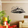 Muurstickers Mountain Silhouette Sticker Decal Landscape House Muurschilderingen voor Woonkamer Mordern Decoratie