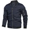 EAEOVNI Autumn Bomber Jacket Men Plus Size Streetwear Slim Fit Baseball Collar Casacos Casacos Casuais Outwear Roupas Tops M-6XL 210927