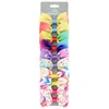 10pcsset söta båghårklipp för flickor Rainbow Hair Pins Baby Bowknot Barrettes Tryckt hårklipp Kids Tillbehör GIFT4779191