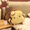 Creative Poached Egg Toast Bread plush toy Children stuffed dolls high quality toys home pillow gifts3428476