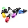Portable metal rubber aluminum alloy Mini pacifier carved pipe fittings