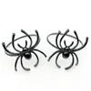 Guld Svart Spider Shaped Servetter Spännen för 2021 Halloween Party Decoration Hotell Matbord Servett Ringar Porslin Tillbehör